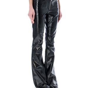 Courreges Logo Embroidered Zipped Pants